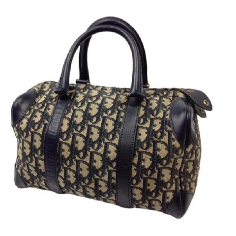 Speedy 25 Navy / Beige Satchel