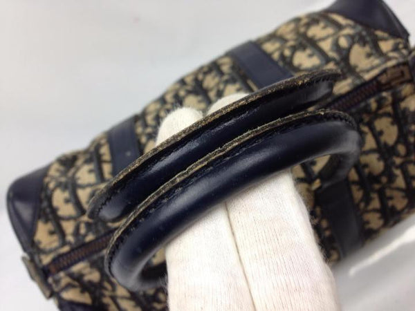 Speedy 25 Navy / Beige Satchel